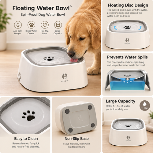 Cuenco Flotante para Agua
